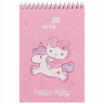 Notes spiralny A6 kołonotatnik dziewczęcy kolorowe kartki Hello Kitty Kite
