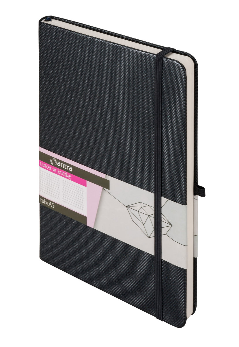 Notes w kratkę, A5, grafitowy - Antra | Sklep EMPIK.COM