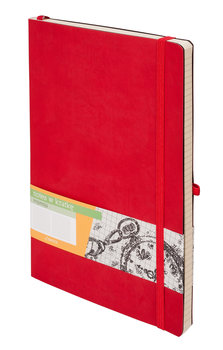 Notes w kratkę, B5, Impresja, czerwony - Antra