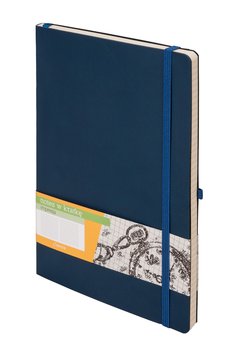 Notes w kratkę, B5, Impresja, granatowy - Antra