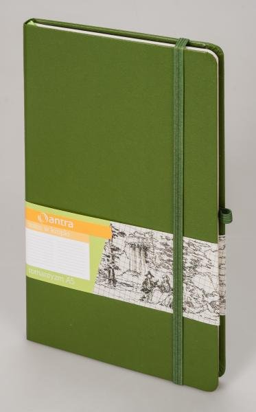 Antra Antra Notes W Kropki, A5, Romantyzm, Khaki