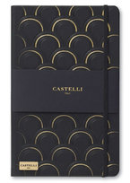 Notes w linie, A5, Castelli Art Deco black&gold