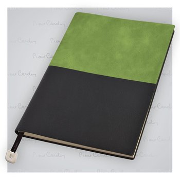 Notes w linie, A5 Pierre Cardin, czarno-zielony - Pierre Cardin