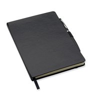 Notes w linie A5 z długopisem Notaplus, czarny UPOMINKARNIA
