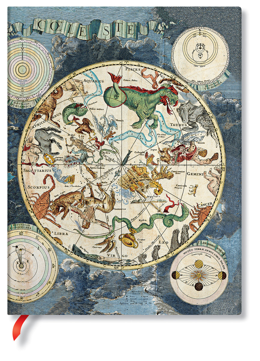 Фото - Щоденник Paperblanks Notes w linie, Flexis Celestial Planisphere, Ultra Lined, 