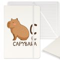 NOTES Z GUMKĄ A5 PLANER NOTATNIK ZESZYT KAPIBARA - StyleCouture