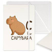 Notes Z Gumką A5 Planer Notatnik Zeszyt Kapibara