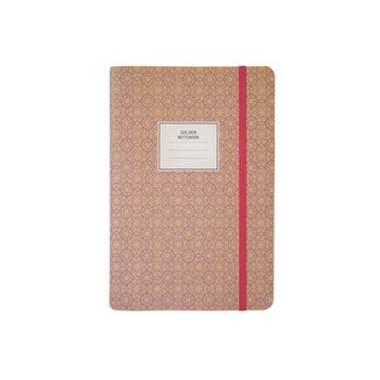 Notes z gumką, A5, różowy - incood