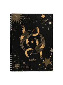 NOTES ZODIAKI RYBY| FORMAT B5 | SZARE KROPKI | COVERLOVER - Inna marka