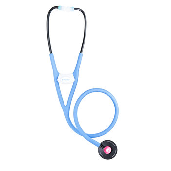 NOVAMA EXPERT DR300 - Błękit Nieba Stetoskop Premium z jednostronną głowicą i silikonowym przewodem - Inny producent