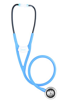 Novama Expert DR520D - BŁĘKIT NIEBA Stetoskop Premium z klasyczną dwutonową głowicą kardiologiczną z funkcją strojenia dźwięku i silikonowym przewodem - Inny producent