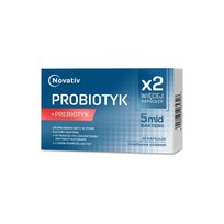 Novativ Probiotyk + prebiotyk 5 mld bakterii, 20 kapsułek Novativ