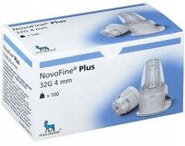NovoFine Plus igły 32G (4 mm), 100 sztuk Inna marka