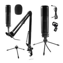 NOVOX NC1 NEW V2 MIKROFON DO KOMPUTERA STUDYJNY + UCHWYT BIURKOWY REGULOWANY NOVOX