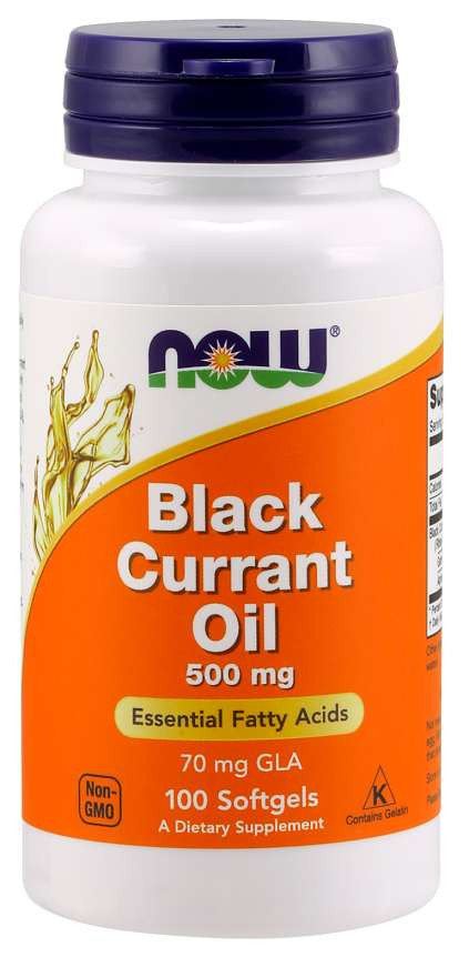 Фото - Вітаміни й мінерали Now Foods, Black Currant Oil, Olej Z Cza 