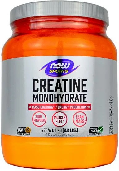 NOW FOODS Creatine Monohydrate - Kreatyna Monohydrat w proszku (1 kg ...