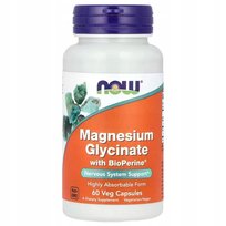 Now Foods Glicynian Magnezu Z BioPerine Chelat Wysoka Biodostępność 60 kaps Inna marka