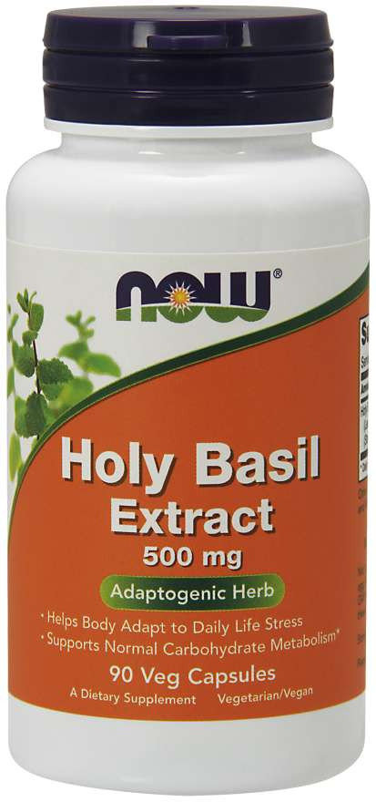 Фото - Вітаміни й мінерали Now Suplement diety,  Foods, Holy Basil Extract, Tulsi, B 