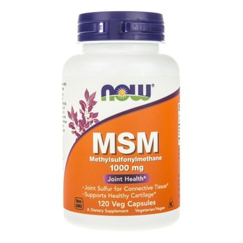 Now Foods, MSM 1000 mg, Suplement diety, 120 kaps. - Now Foods