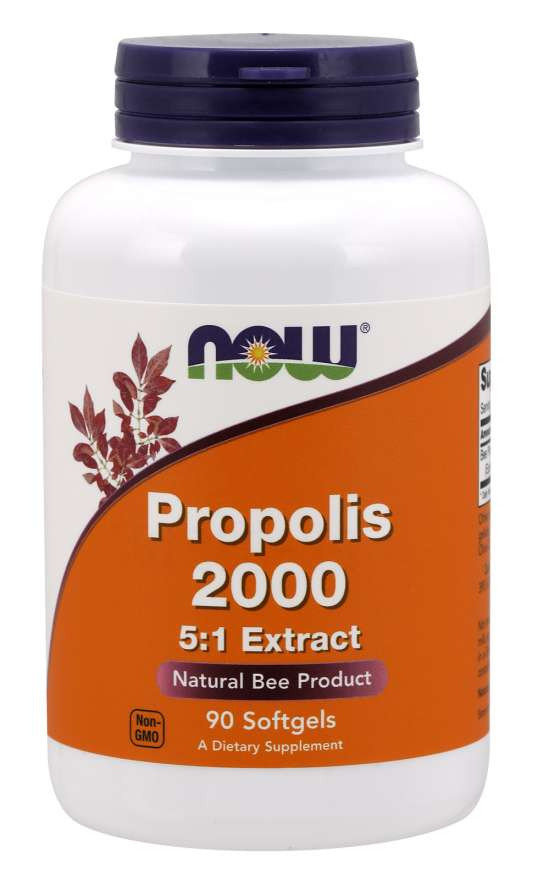 Фото - Вітаміни й мінерали Now Foods, Propolis 2000, Ekstrakt 5:1 