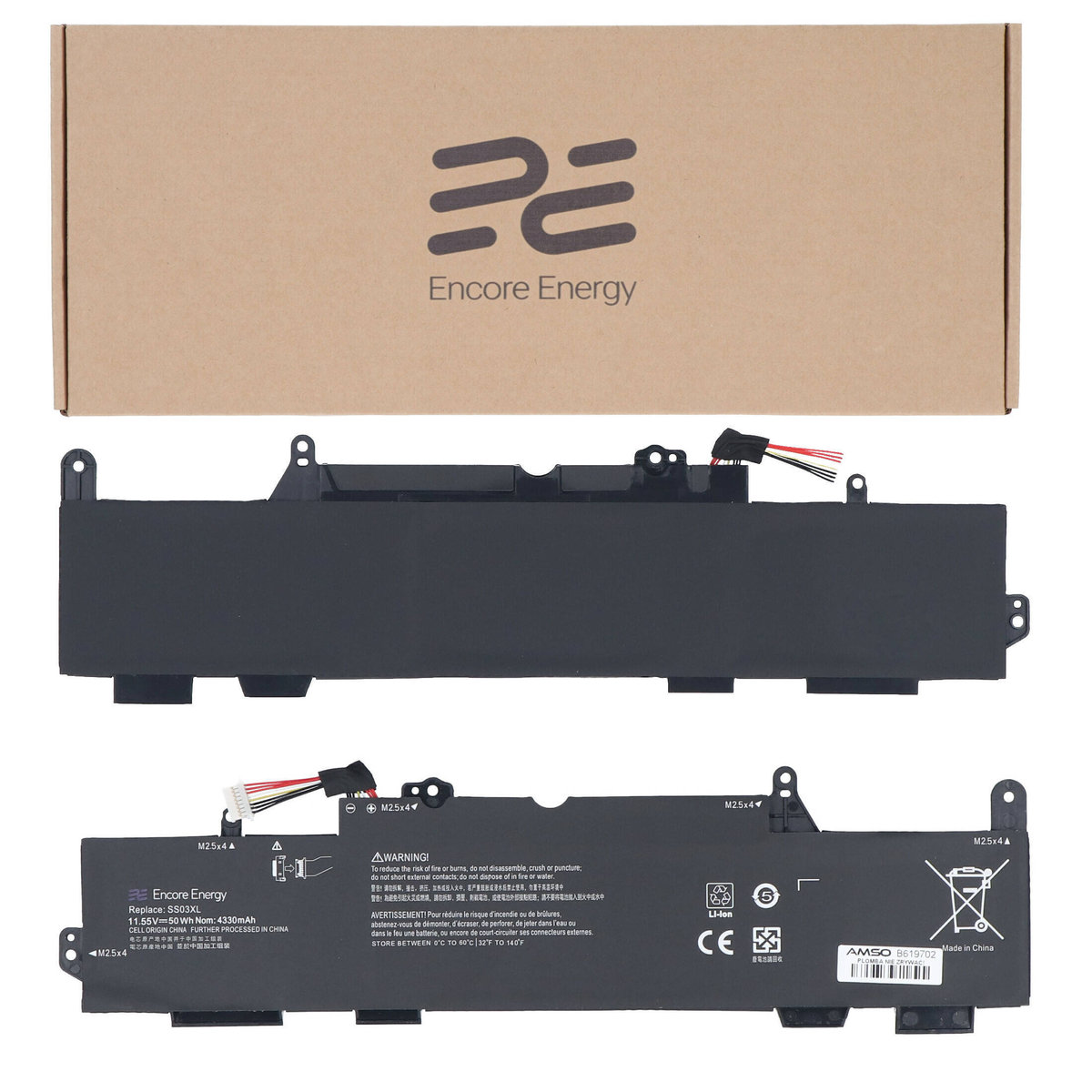 CPMANC SS03XL Laptop Battery For HP EliteBook 730 735 740 745 755 830