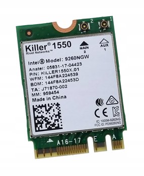 NOWA KARTA WIFI Intel Wireless-AC 9260NGW 802.11ac M.2 BT 5.1 - Intel