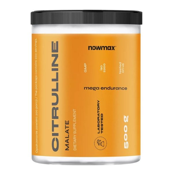 nowmax Citrulline Malate 500 g, naturalny
