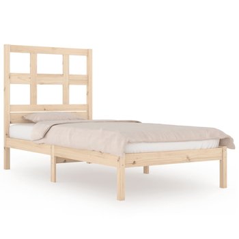Nowoczesna drewniana rama łóżka - Lite drewno sosn - Zakito
