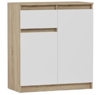 Nowoczesna KOMODA 98 SZAFKA 1 SZUFLADA Sonoma MIX