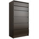 Nowoczesna Komoda Szafka 6 Szuflad Wenge Pl R-6 - Mobene