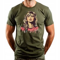 Nowoczesna Koszulka T-Shirt ''Taylor Swift'' Bawełna M