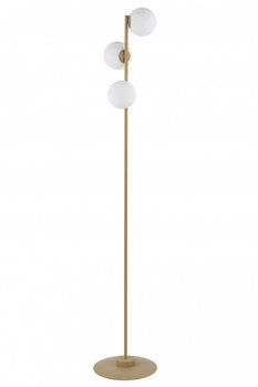 Nowoczesna lampa stojąca Gama do jadalni złota biała - Sigma