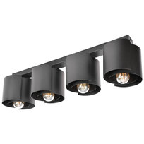 Nowoczesna Lampa Wisząca Industrialna Retro Berta L163-BE-4C-BL