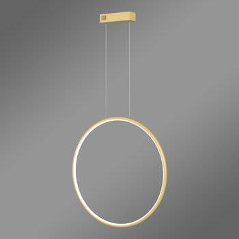 Nowoczesna lampa wisząca Led Moon 60 cm złota barwa neutralna 4K LEDesign - LEDesing