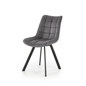 Nowoczesne krzesło Cloe, ciemny szary - Style Furniture