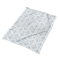Nowoczesny koc na fotel kanapę Szary ornament eco, Fabricsy Fabricsy