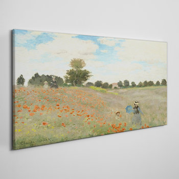 Nowoczesny obraz na płótnie Canvas z grafiką Maki Monet 100x50 cm - Inny producent