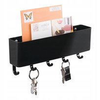 NOWOCZESNY ORGANIZER NA LISTY STOJAK Z HACZYKAMI KLUCZE ORGANIZER UCHWYT