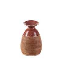 Nowoczesny Wazon Ceramiczny Elda 16X15X22 Jasnobrązowy Eurofirany
