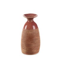 Nowoczesny Wazon Ceramiczny Elda 17X16X31 Jasnobrązowy Eurofirany
