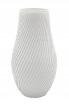 Nowoczesny wazon na suche kwiaty / LEGO - biały matowy, nietłukący 20cm