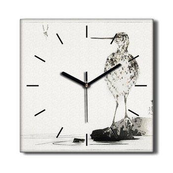 Nowoczesny zegar na płótnie Zwierzę ptak 30x30 cm, Coloray - Coloray