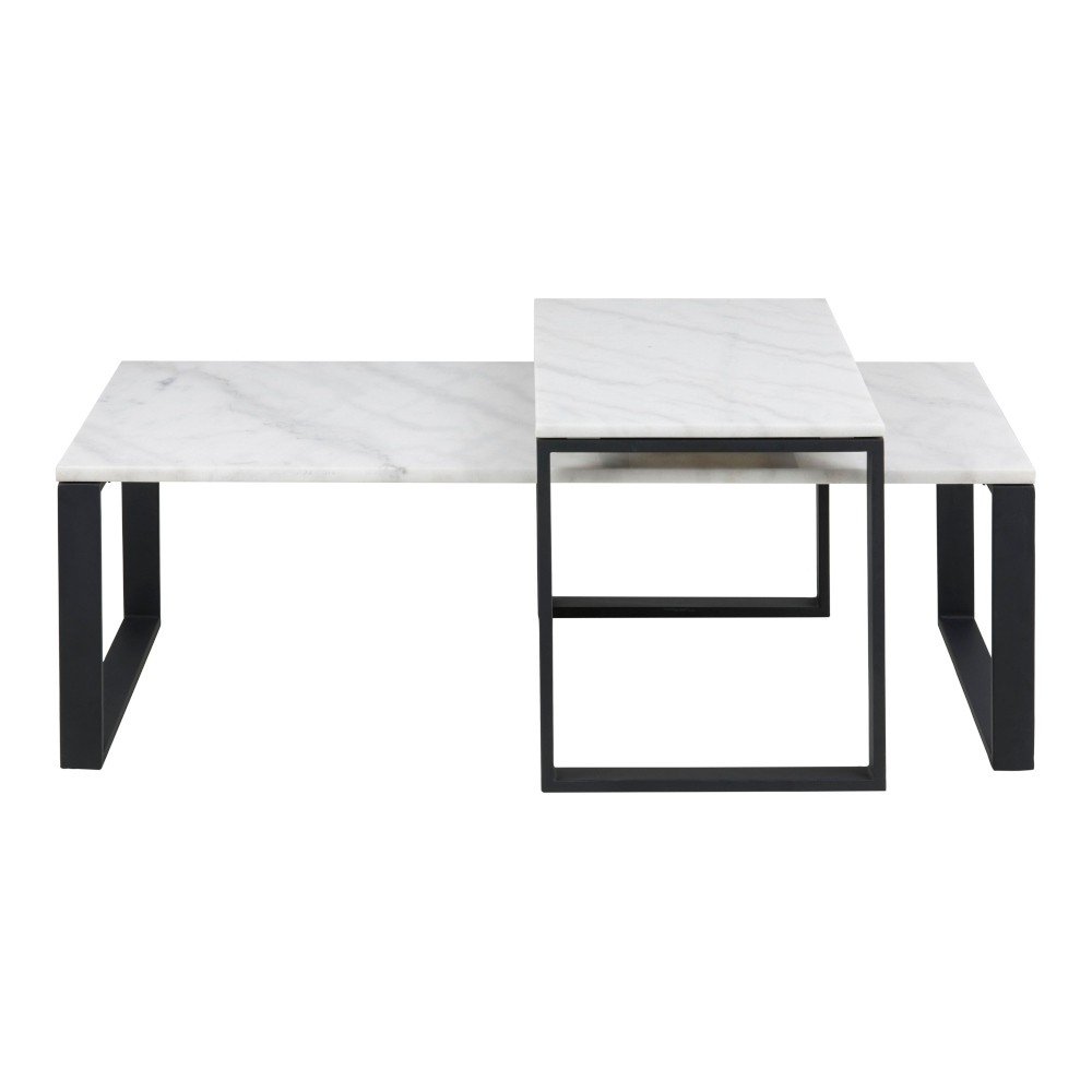 Zdjęcia - Sofa Actona Nowoczesny zestaw dwóch stolików Katrine to połączenie stolika wysokiego z 
