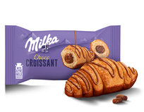 NOWOŚĆ Milka Croissant czekoladowy 50 g rogalik z nadzieniem i polewą Inna marka