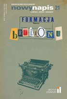 Nowy Napis Kwartalnik Kulturalny Instytut Literatury