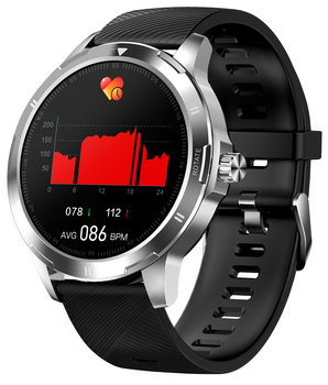 Nowy Smartwatch GlacierX Therma Silver GX-TS15 - GlacierX