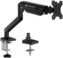 Nowy Uchwyt Biurkowy Triadyn FlexMount do Pojedynczego Monitora Telewizora 13-34" Ergonomiczny Regulowany Obrotowy TRD-BLK-1AL TRIADYN