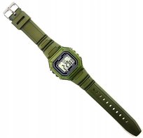 Nowy, Zielony Zegarek Elektroniczny Lcd - Wojskowy Styl Lcd