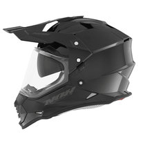 NOX KASK OFFROAD / TRAIL DUOSPORT (DUAL) N312 SOLID Z SZYBKĄ I BLENDĄ KOLOR CZARNY POŁYSK ROZMIAR L Inna marka
