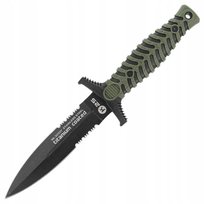 Nóż boot K25 Tactical Green ABS/Rubber, Black Titanium 7Cr17Mov (32207) K25